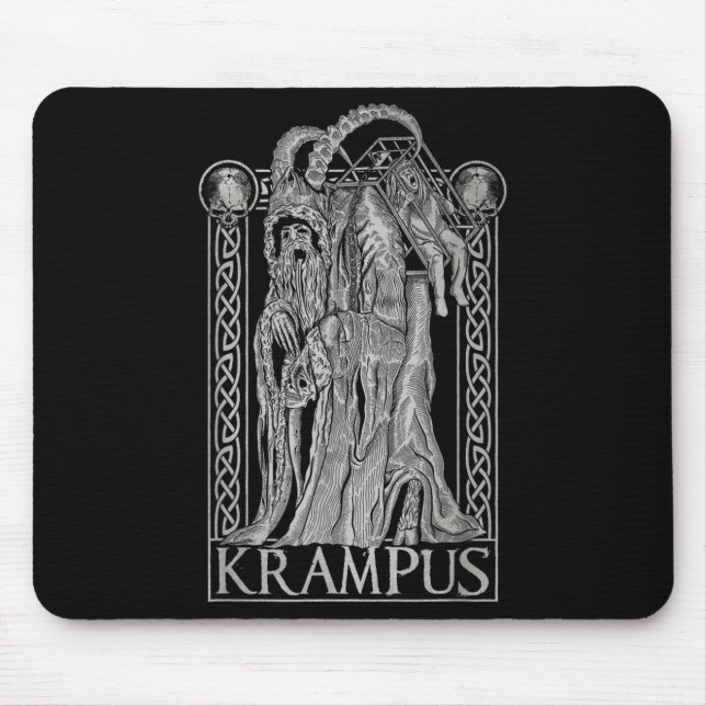 Mousepad Krampus - Ss Von Krampus Dark Gothic Christmas  (Frente)