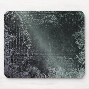 Mousepad KRW Grunge Floral de Cores Aquáticas do Humor Gó