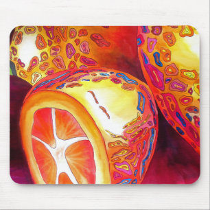 Mousepad Kumquats fruta dos citrinos laranja