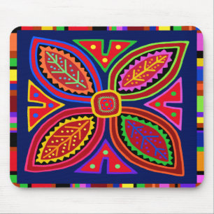 Mousepad Kuna Indian Mola Flora
