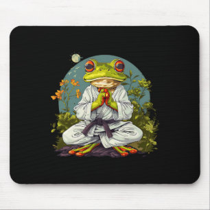 Mousepad Kung Fu Frog Nature Taekwondo Kickboxing Frog Mart