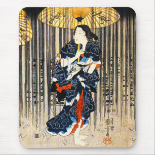 Mousepad Kuniyoshi três mulheres com tapete do rato dos