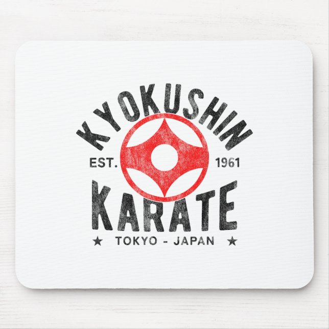 Mousepad Kyokushin Karate Do Martial Arts Japan Tokyo Vinta (Frente)