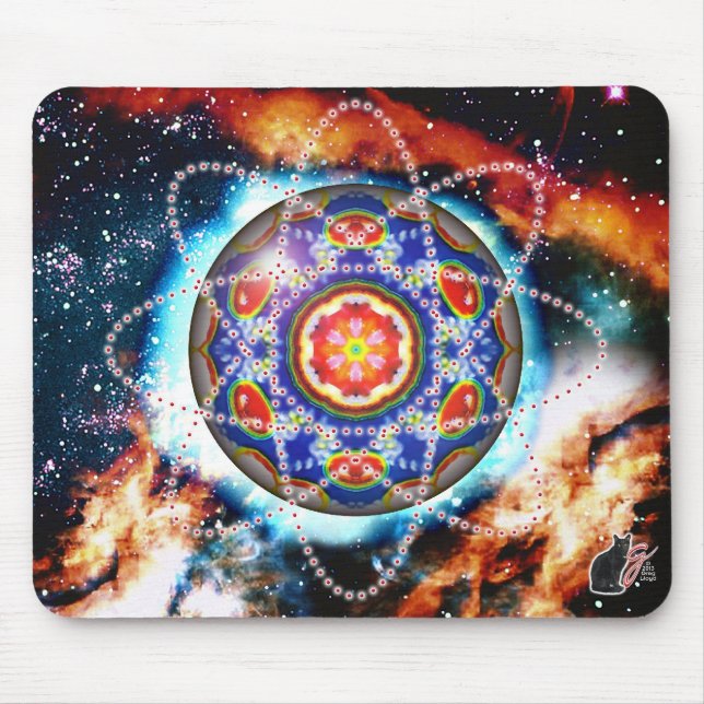 Mousepad Kyron Orbz Kaleid (Frente)