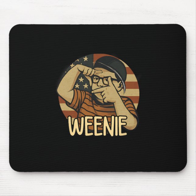 Mousepad L7 Weenie Basquete Engraçado EUA  (Frente)