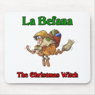 Mousepad La Befana a bruxa do Natal.