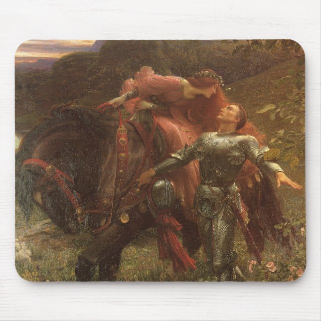 Mousepad La Belle Dame sans Merci por Sir Frank Dicksee (Frente)