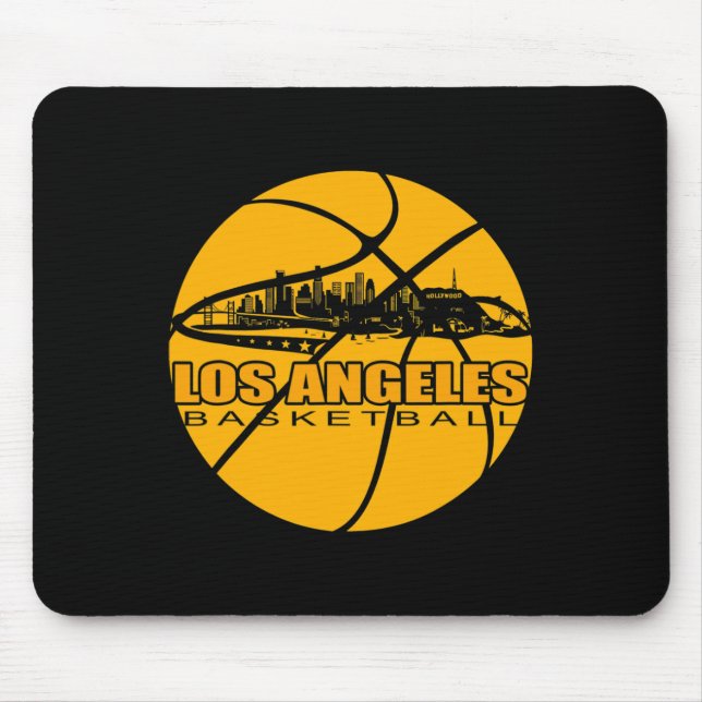 Mousepad La Bysketbyll Lover Gift - Los Angeles Bysketbyll (Frente)