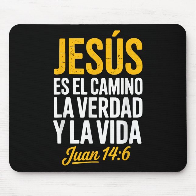 Mousepad La Camisa De Jesus En Espanol Christian Spanish  (Frente)
