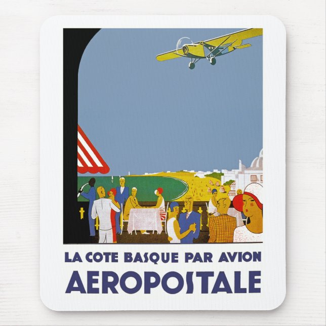Mousepad La Cote Basque Par Avion (Frente)