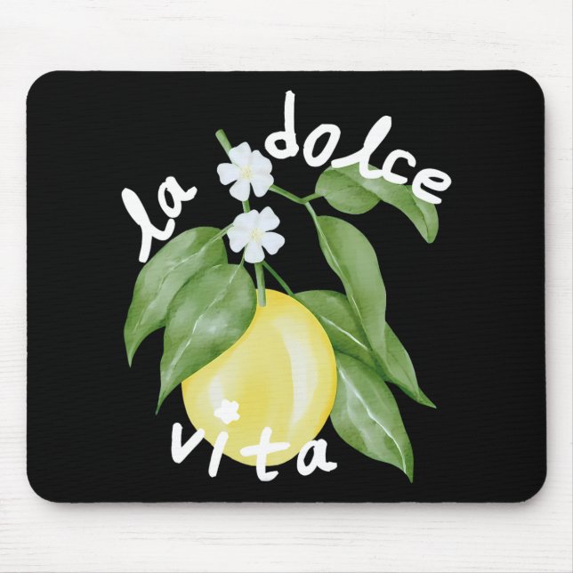 Mousepad La Dolce Vita La Dolce Bride Itália Lemon Matching (Frente)