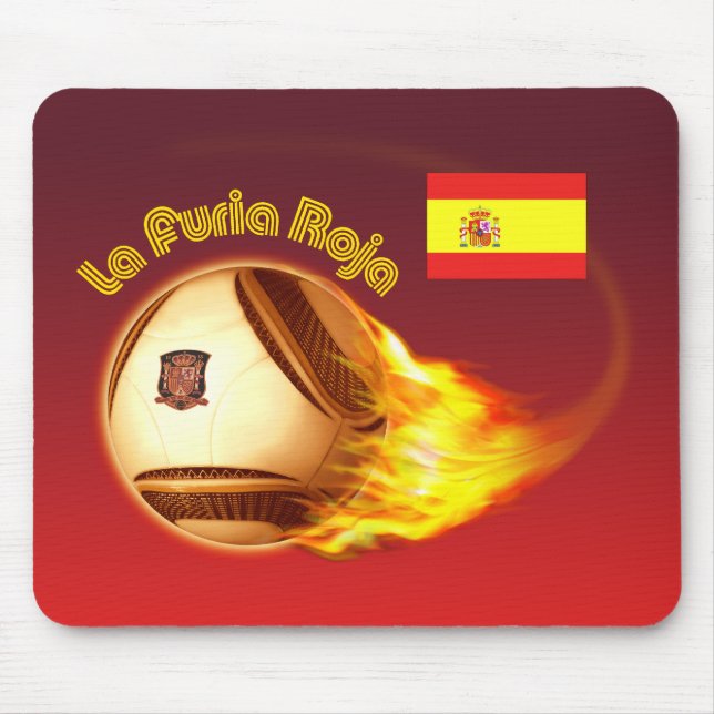 Mousepad La Furia Roja 2 da espanha (Frente)
