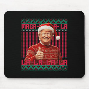 Mousepad La La Donald Trump Potus 47 Ugly Christmas Swea