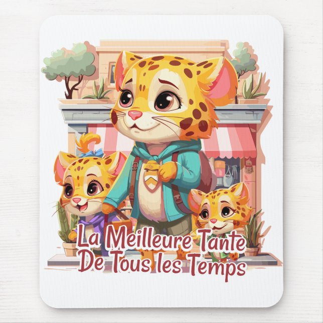 Mousepad La Meilleure Tante de Tous les Temps (Frente)