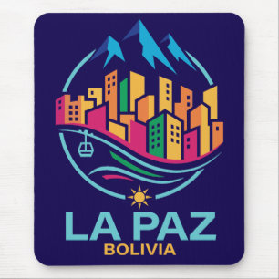Mousepad La Paz Bolívia América do Sul