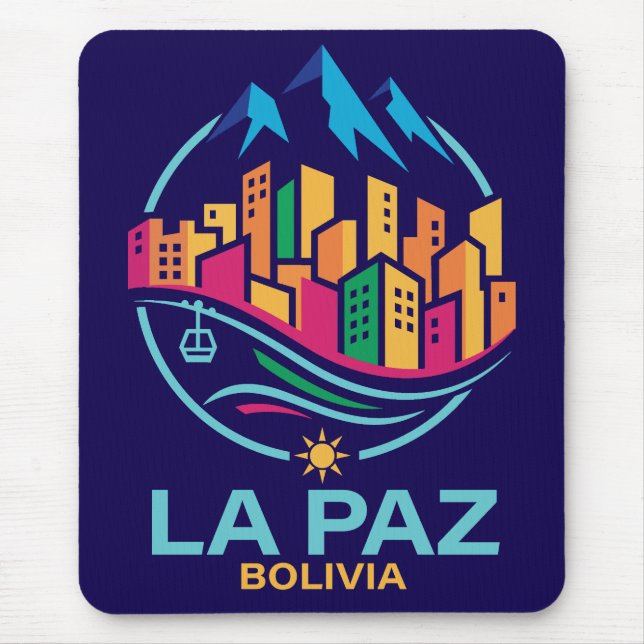 Mousepad La Paz Bolívia América do Sul (Frente)
