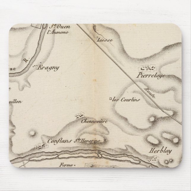 Mousepad La Seine, l'Oise (Frente)