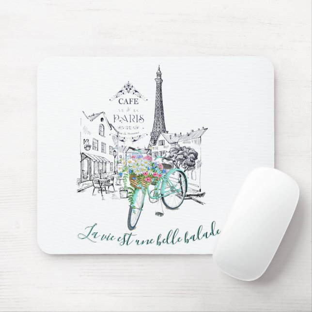 Mousepad La vie est une belle balade (Com mouse)