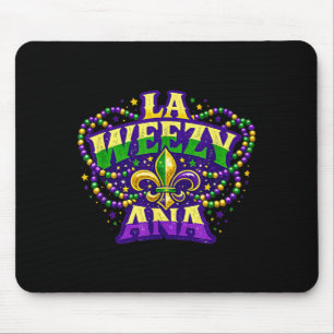 Mousepad LA Weezy ANA Carnaval de Mardi Gras Roxo Verde Dou