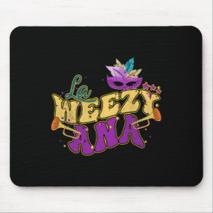 Mousepad La Weezy Ana Groovy Mardi Gras Louisiana Homens Mu