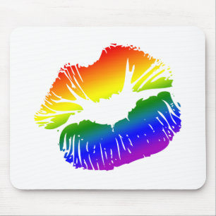 Mousepad Lábios 1 do arco-íris