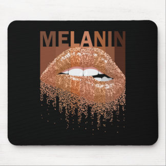 Mousepad Lábios da Rainha legal Melanina Mulheres Rainha Ne