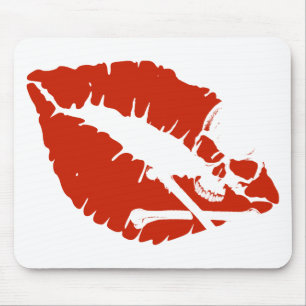 Mousepad lábios venenosos