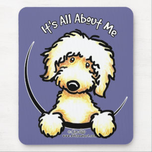 Mousepad Labradoodle amarelo IAAM