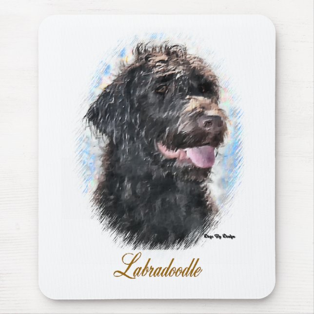 Mousepad Labradoodle Gifts (Frente)