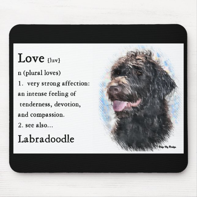 Mousepad Labradoodle Gifts (Frente)