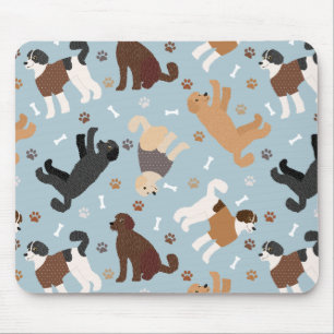Mousepad Labradoodle / Goldendoodle Bones and Paws