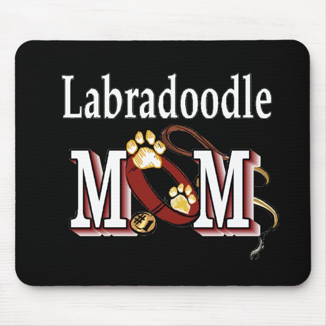 Mousepad Labradoodle MOM Gifts (Frente)