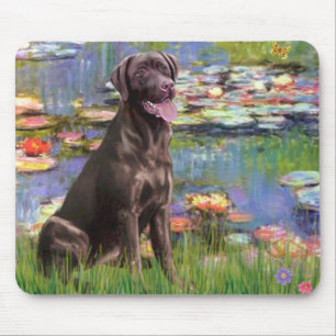 Mousepad Labrador (chocolate) - Lírios 2