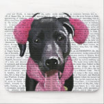 Mousepad Labrador Preto Com Malgas Oculares<br><div class="desc">Pets</div>