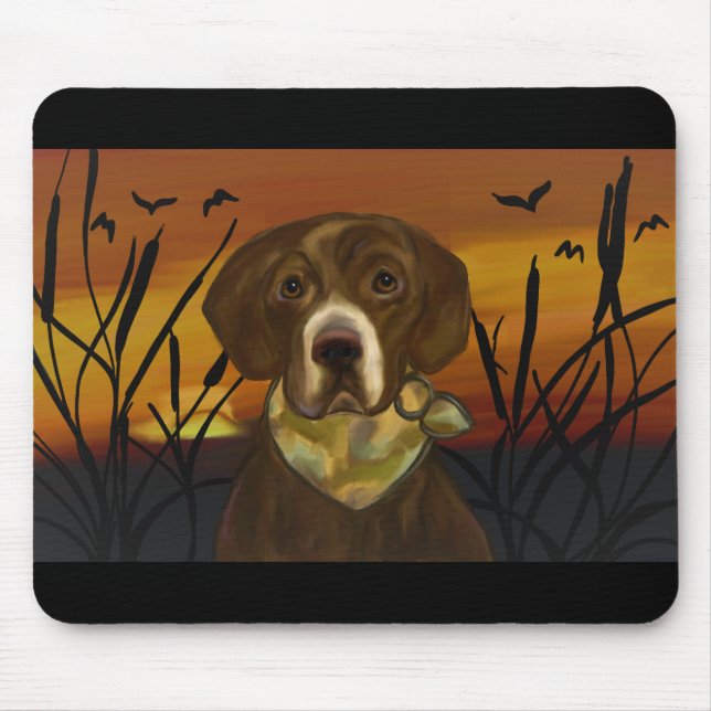 MOUSEPAD LABRADOR RETRIEVER CHOCOLATE (Frente)