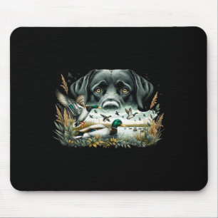 Mousepad Labrador Retriever Com Patos Mallard Caçando Pato