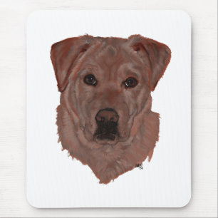 Mousepad Labrador Retriever Marrom Chocolate