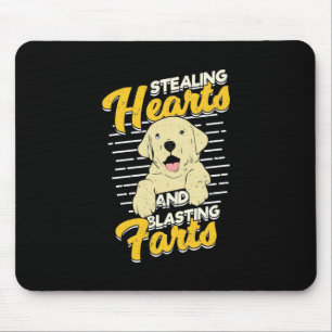 Mousepad Labrador Retriever Roubando Corações