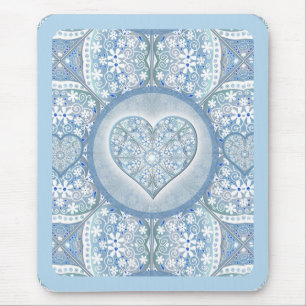 Mousepad Lace cerâmico Azul claro