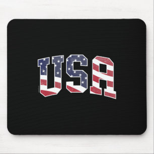 Mousepad Laço Coquete 4 De Julho EUA Patriótico Americano M