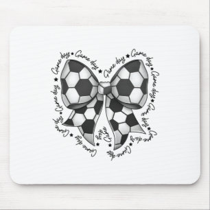Mousepad Laço de Coquete Fofa Dia de Jogo Divertido Vida de