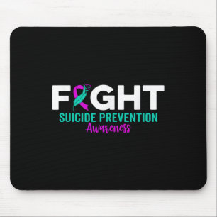 Mousepad Laço de Prevenção ao Suicídio Depressão Suicídio