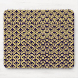 Mousepad Laços de Damasco Creme Marinho
