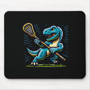 Mousepad Lacrosse Dinossauro Esportes Elegantes Retro Diver