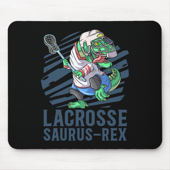 Mousepad Lacrosse-o-saurus T Rex Dinossauro Com Lança de La (Frente)