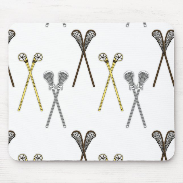 Mousepad Lacrosse Sticks (Frente)
