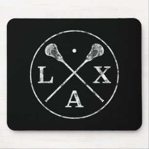 Mousepad Lacrosse Sticks Emblem I Teto para Jogadores LAX e