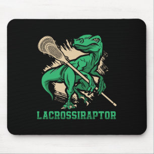 Mousepad Lacrossiraptor Jogador de Lacrosse Amante Lax Espo