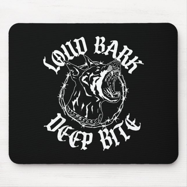 Mousepad Ladrar Alto MORDE PROFUNDO (Frente)