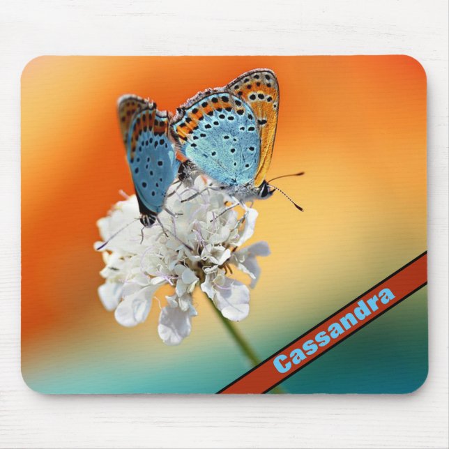 Mousepad Lady Butterflies Pintada (Frente)